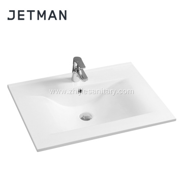 Slim Thin Edge Ceramic Wash Hand Single Sink